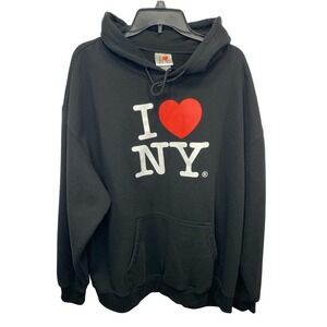 I LOVE NY Hoodie Mens 3XL Black Pullover Heart NYC Official Licensed New York